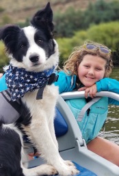 Kylo rafting with Indi